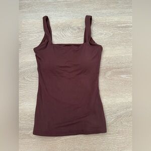 Klassy Network Brown Square neck Camisole
